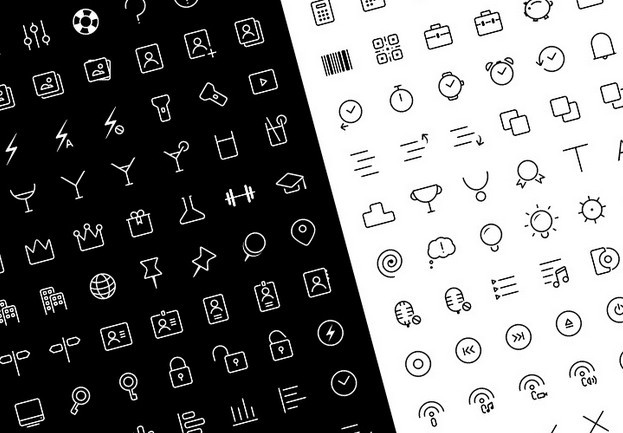 CLEAR ICONS - THIN